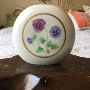 Otigiri Japan Pansies vase